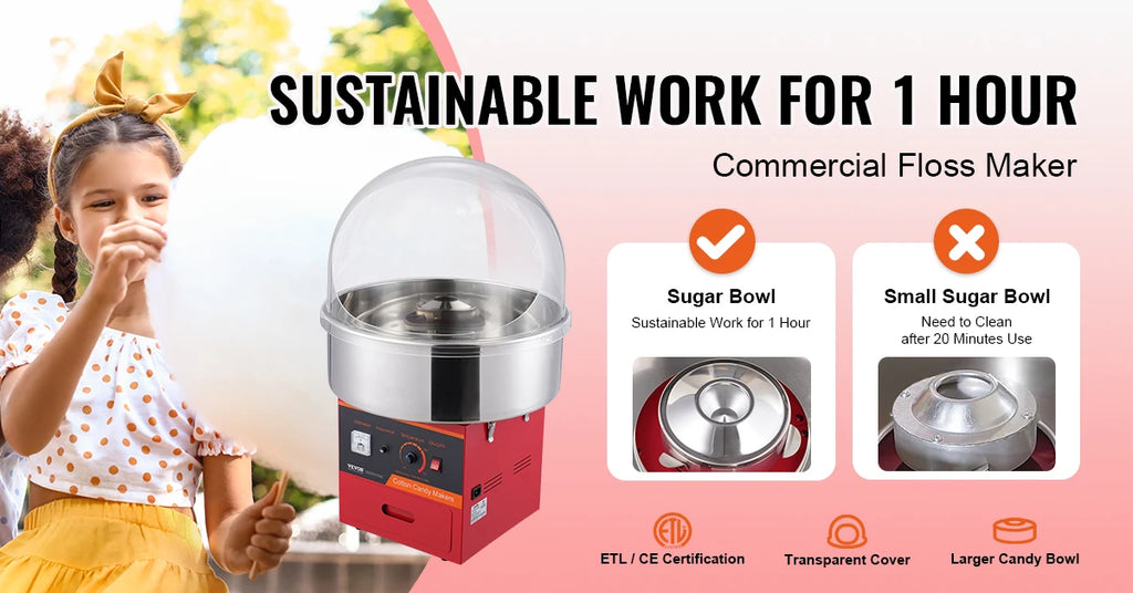 Electric Cotton Candy Machine Maker  AVAILABLE IN RED OR BLUE