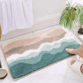 Microfiber Bathroom Rugs, Absorbent Soft Shaggy Carpet