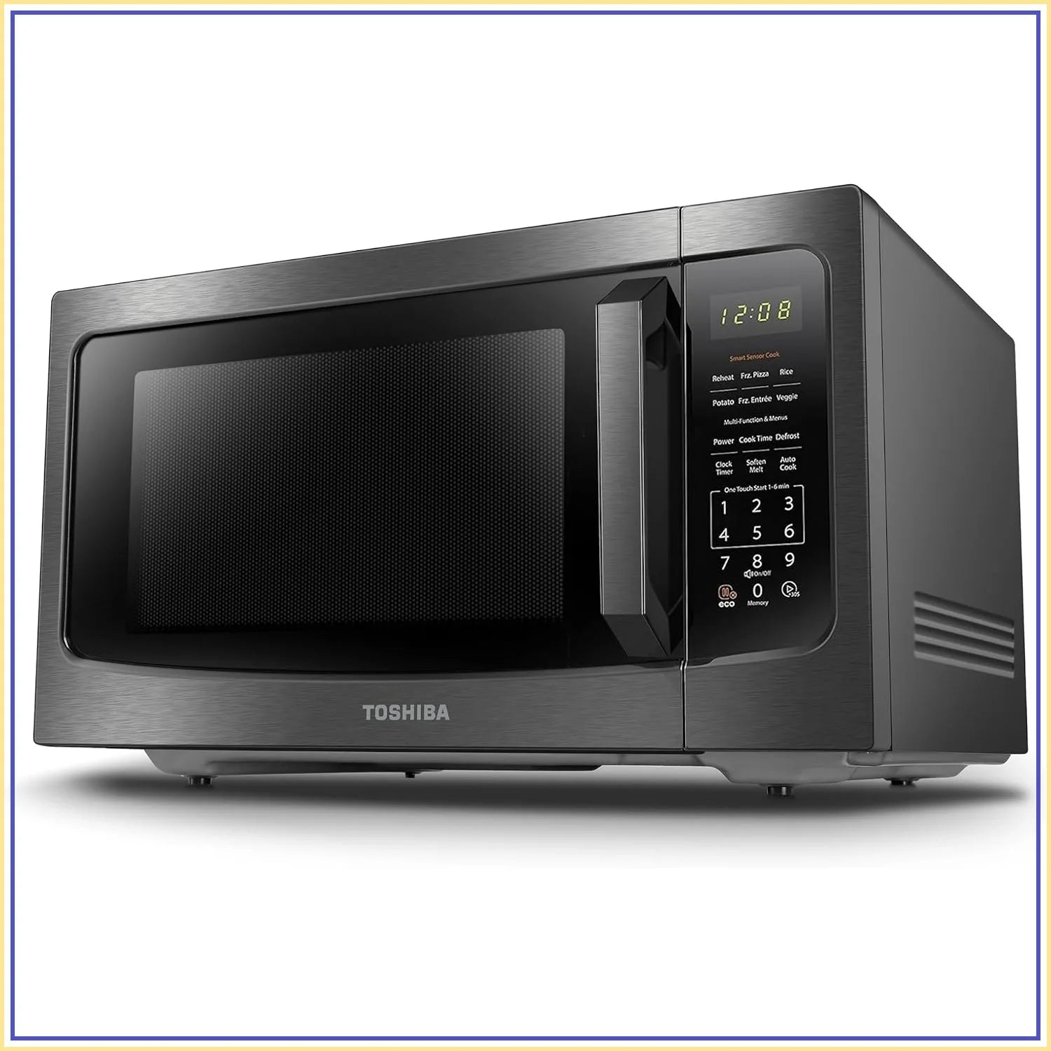 Powerful Countertop Microwave with Sensor Cooking,1200W 1.6 Cu.ft