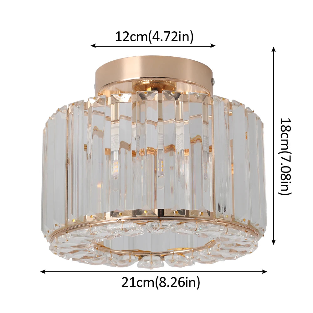 Modern Pendant  Light Luxury Chandelier Led Crystal Ceiling