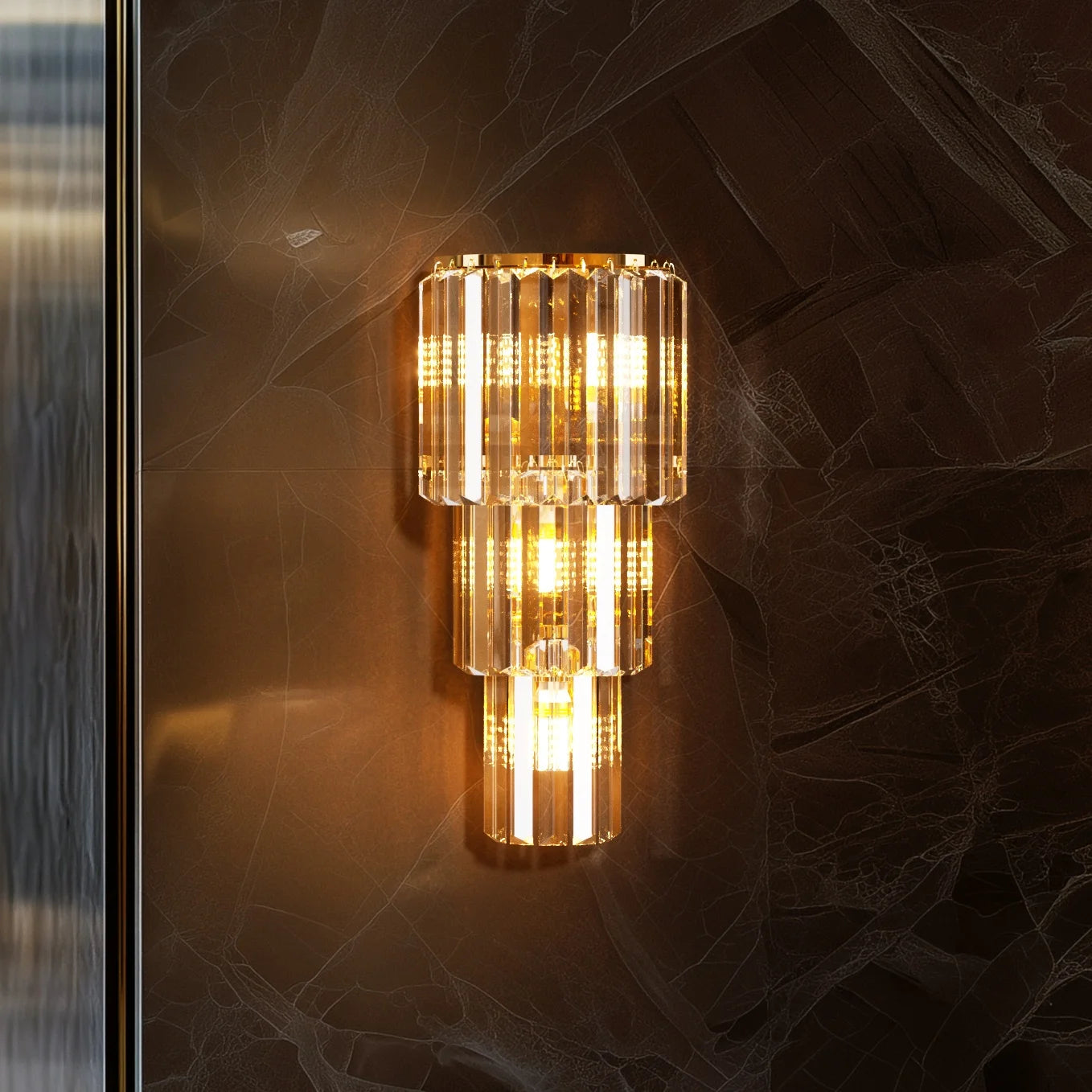 Luxurious Crystals Sconces for Wall