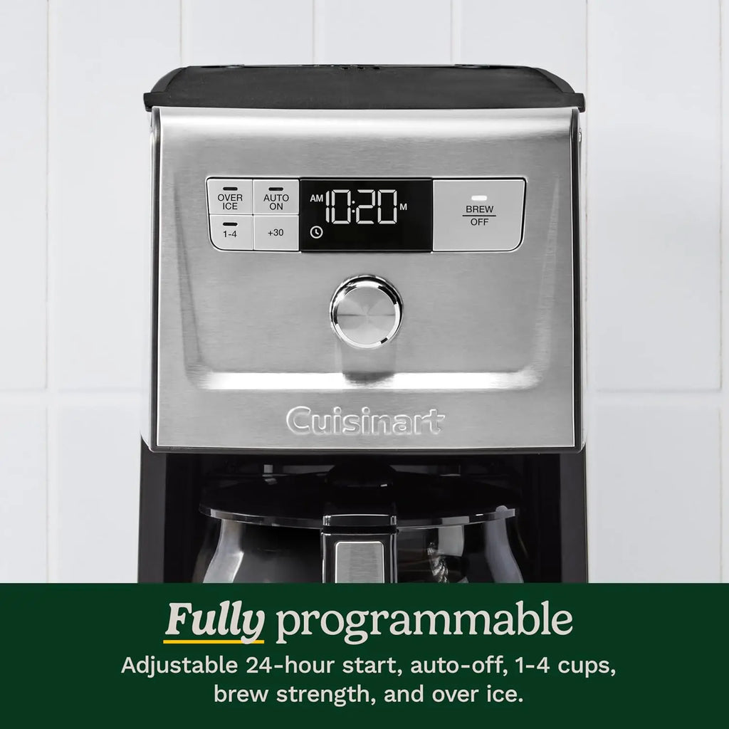 Stainless Steel Coffee Maker 14 Cup Programmable Brewing Machine