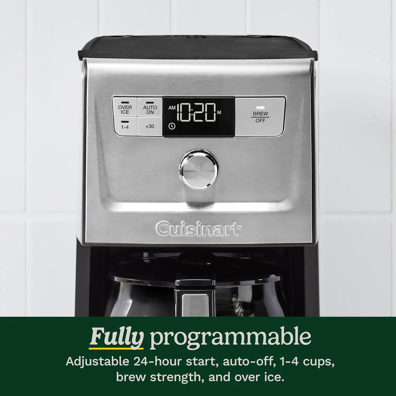 Stainless Steel Coffee Maker 14 Cup Programmable Brewing Machine
