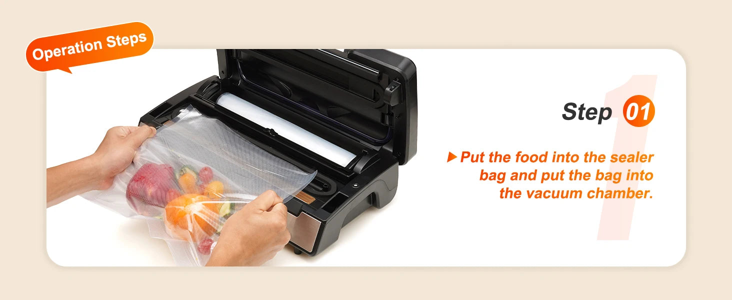 Vacuum Sealer Food Packaging Machine  130W