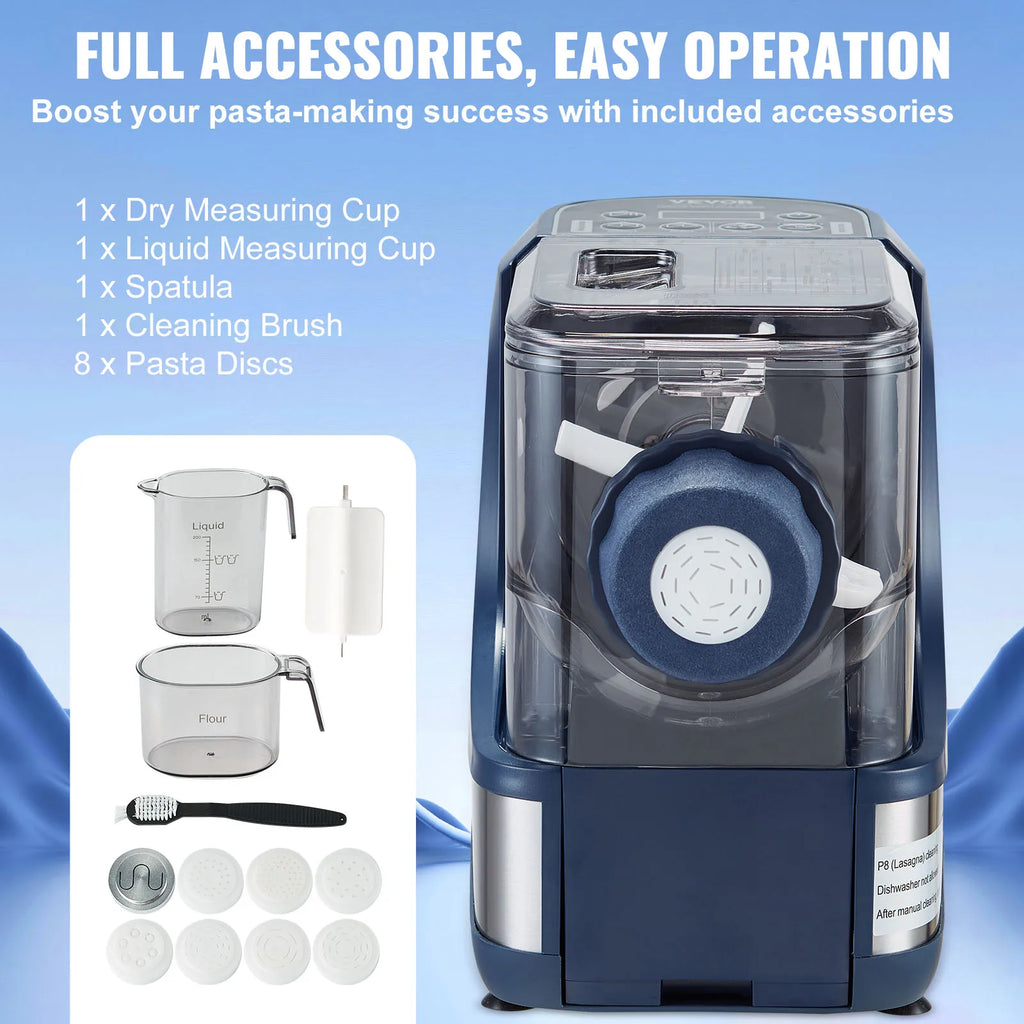 Electric Pasta Maker Automatic Noodle & Pasta Maker Machine with 4 Modes