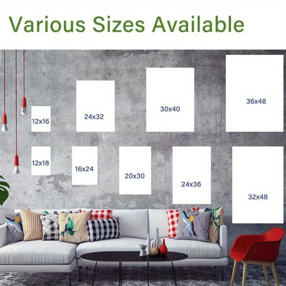 High Quantity Canvas Art with inspirational Bible verse  2 sizes available