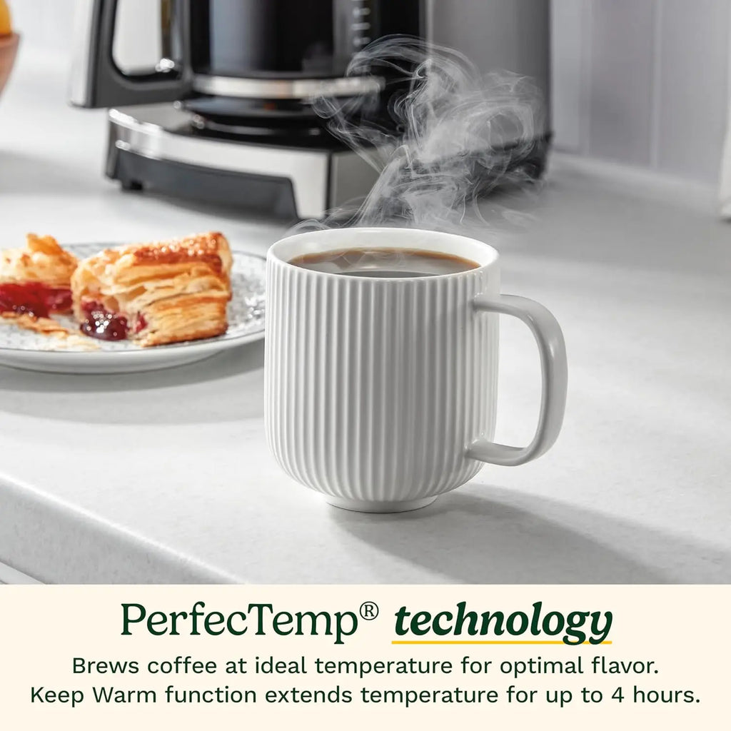 Stainless Steel Coffee Maker 14 Cup Programmable Brewing Machine