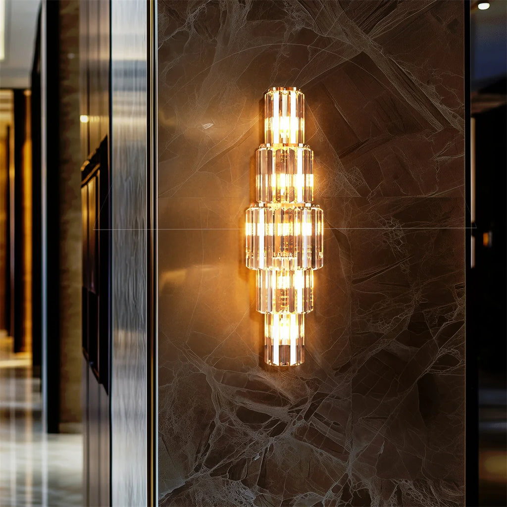 Luxurious Crystals Sconces for Wall