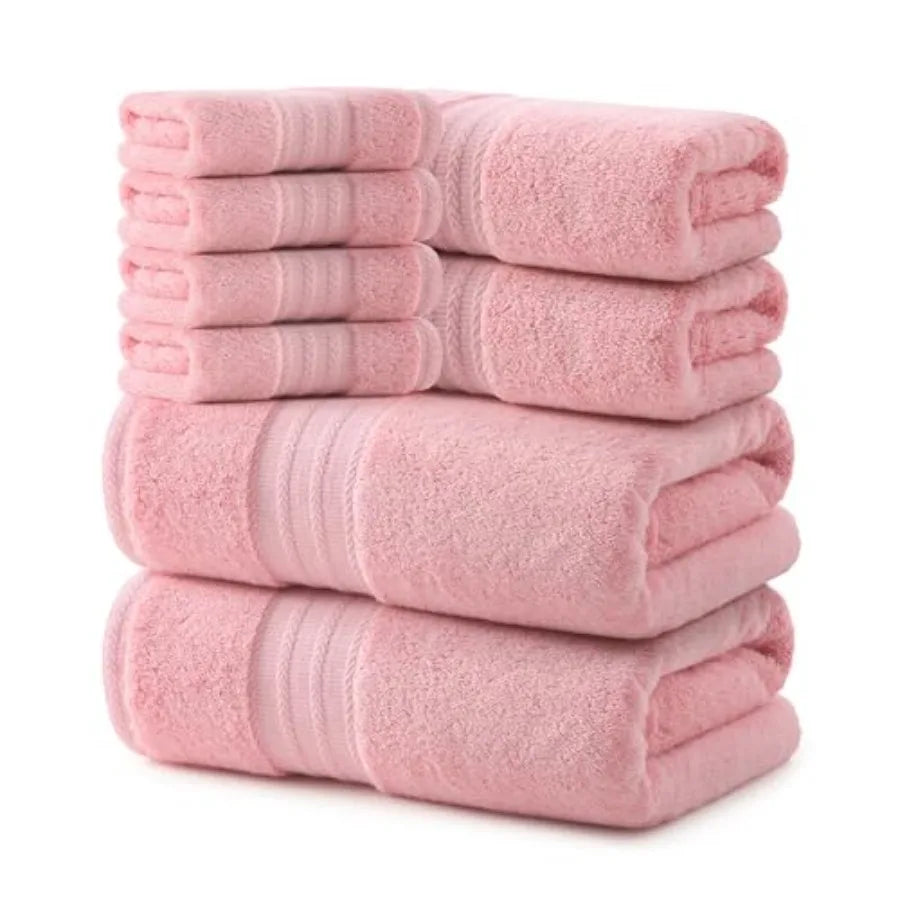 Towel Set of 8-100% Cotton Luxury Bath Towels Set