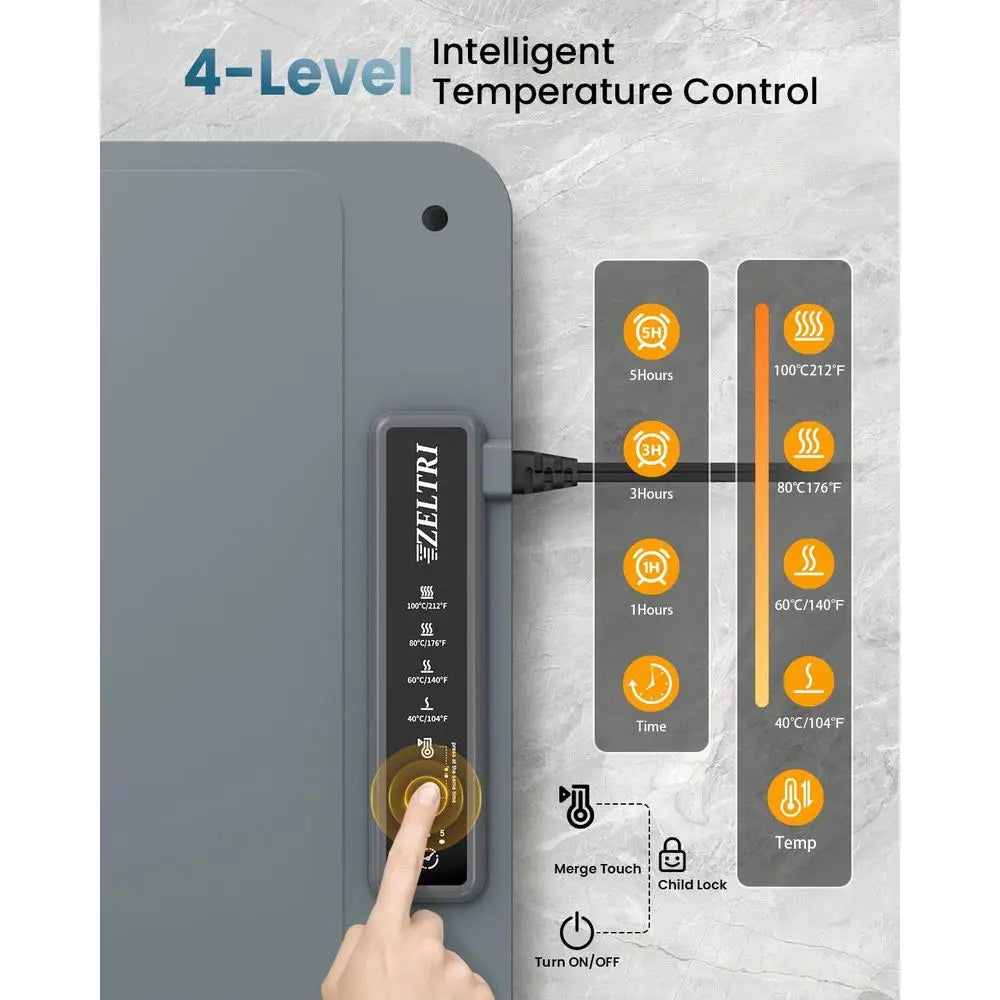 Plug and Play Extra Large 36''X16'' Surface Heating Mat, Warming