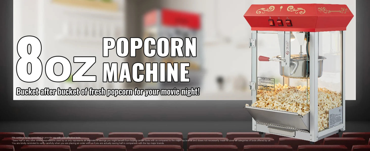 Pop Away!!! Electric Popcorn Maker Commercial 8/12Oz