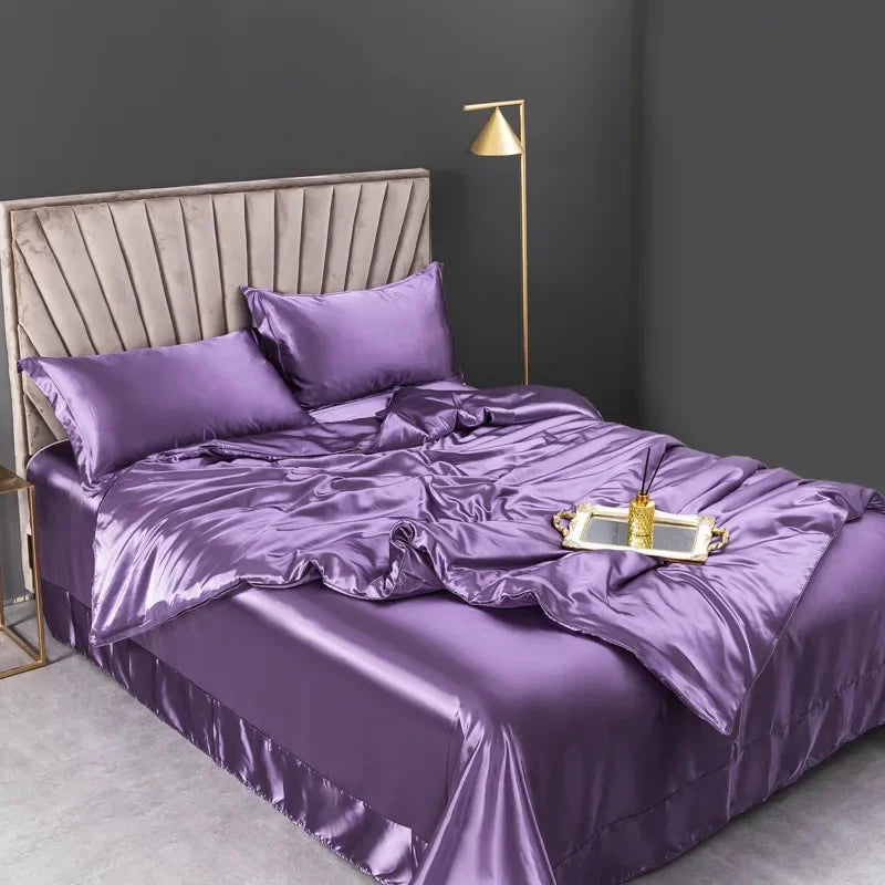 100% Pure Silk Bedding Sets High End Quilt Bed Cover Set Duvet Cover