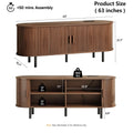 TV Stand with Power Outlet for TVs up to 60/70", Entertainment Center