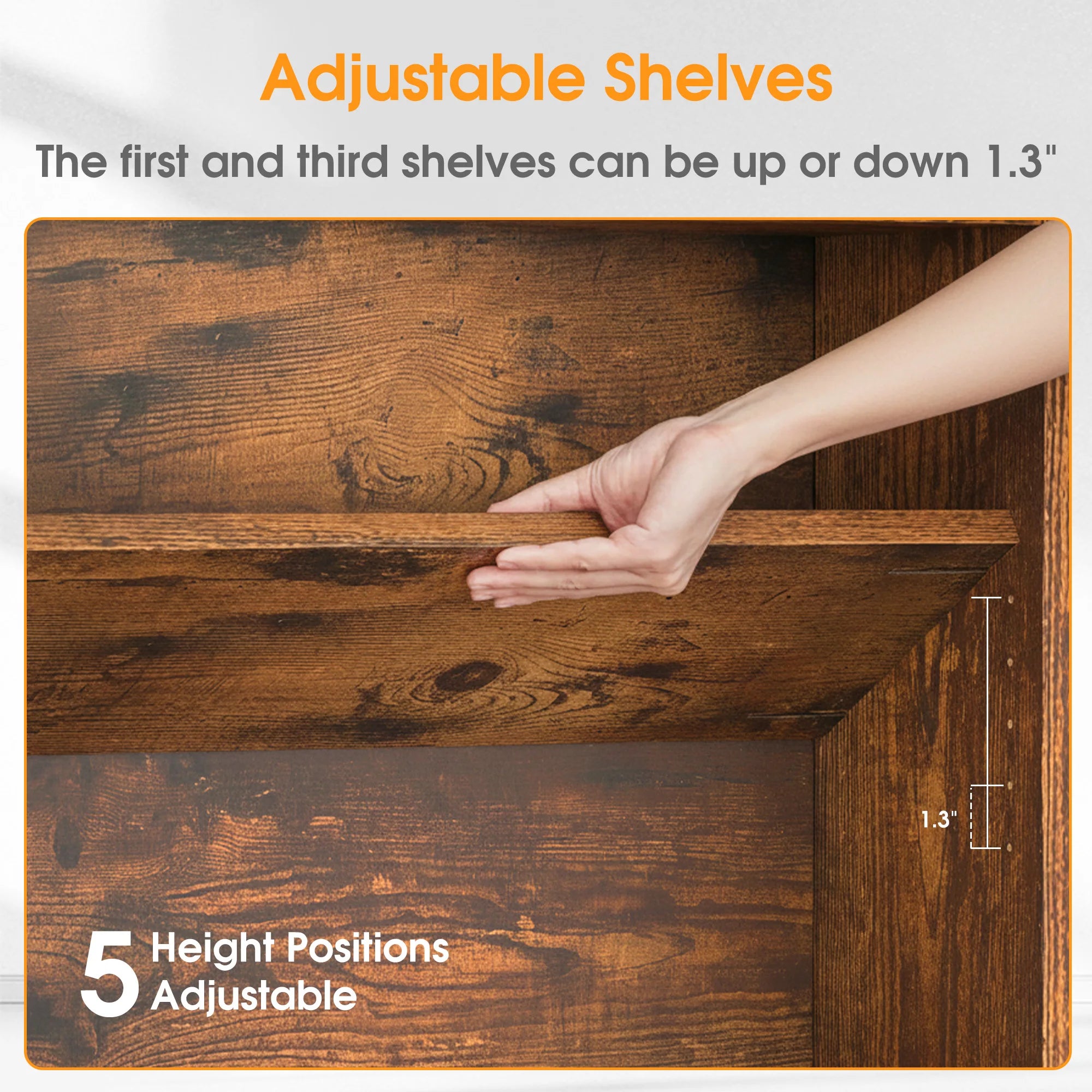 Books Galore!!  MCQ 6 Shelf Bookcase Wooden Large 63 Inch Tall