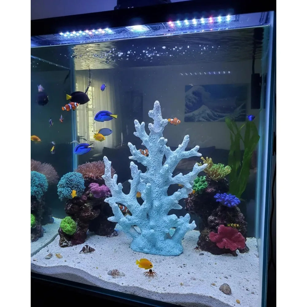 Lifelike Coral Reef Resin Sculpture Statue Handmade Ocean Decor