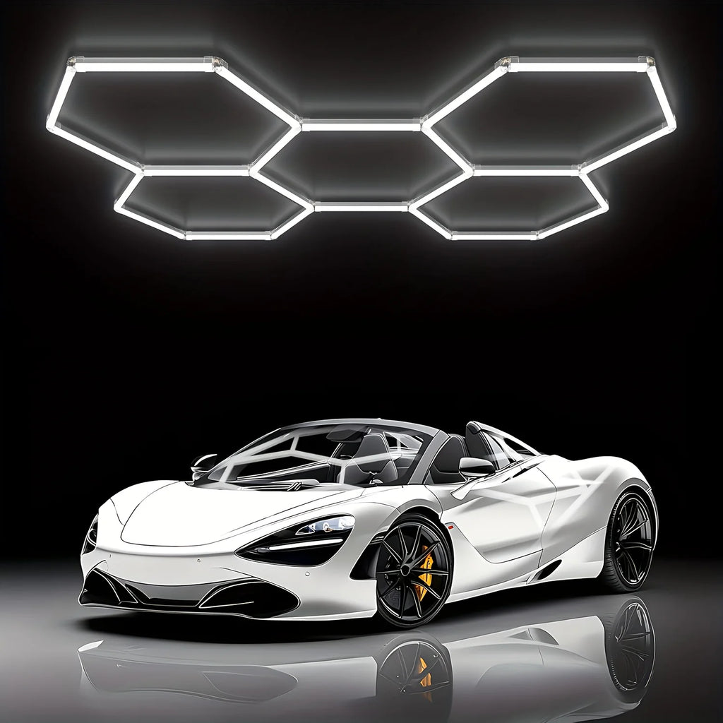 Hexagon Garage Light - Hexagon led Lights, High Brightness