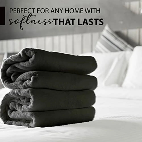 100% Cotton Bath Towels, 24x48 Pack of 6 Towels, Quick Dry
