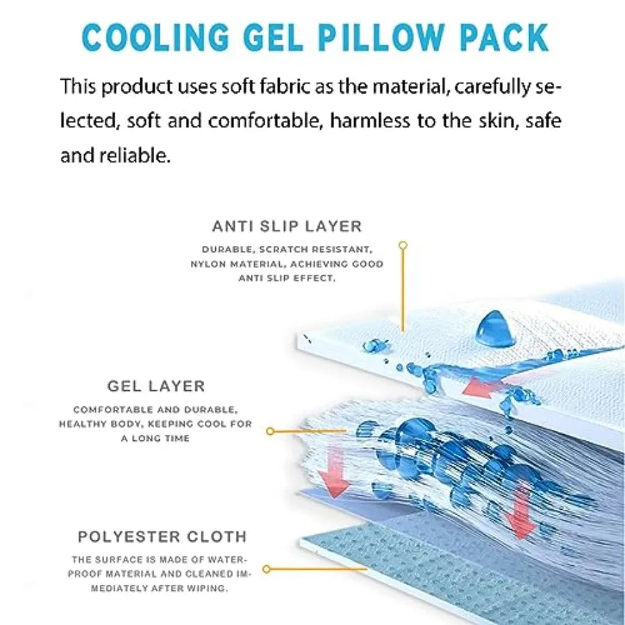 VERY UNIQUE COOLING PILLOW PAD!!! Great to have on hand!