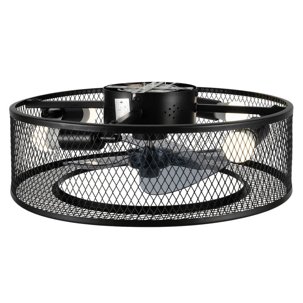Coo  Breeze 18 Inch Fan Pendant Light Black