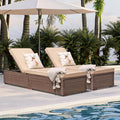 Outdoor Chaise Lounge Chairs, 2 Pieces  Wicker
