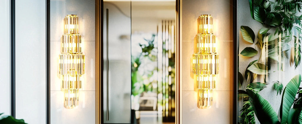 Luxurious Crystals Sconces for Wall