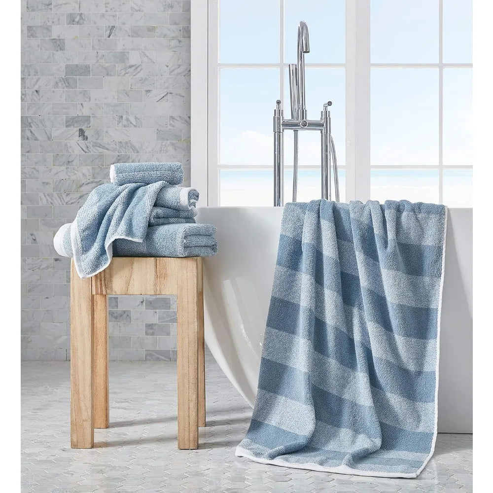 Bath Towels, 100% Soft & Absorbent Cotton& Quick Dry,