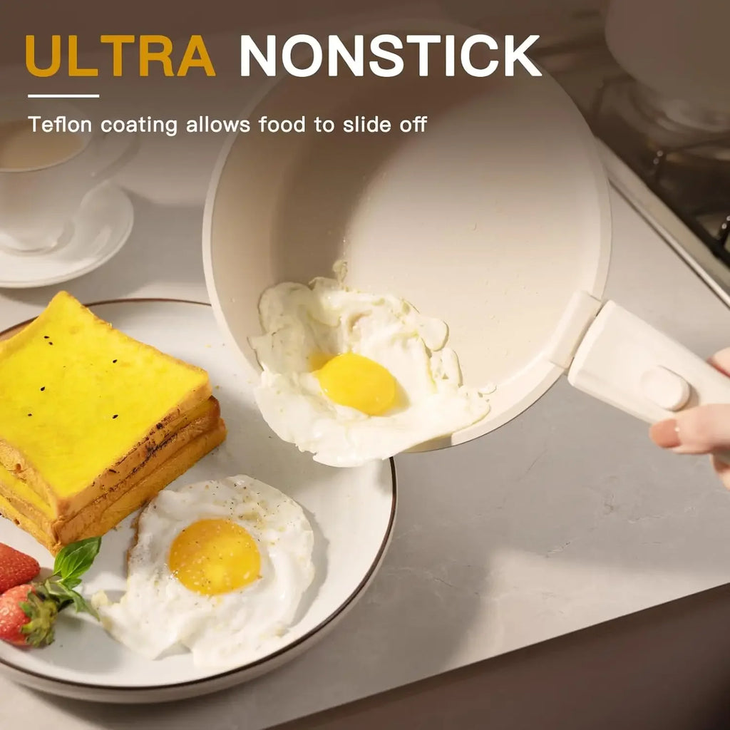 23 Pcs Pots and Pans Non Stick Ceramic Cookware Set