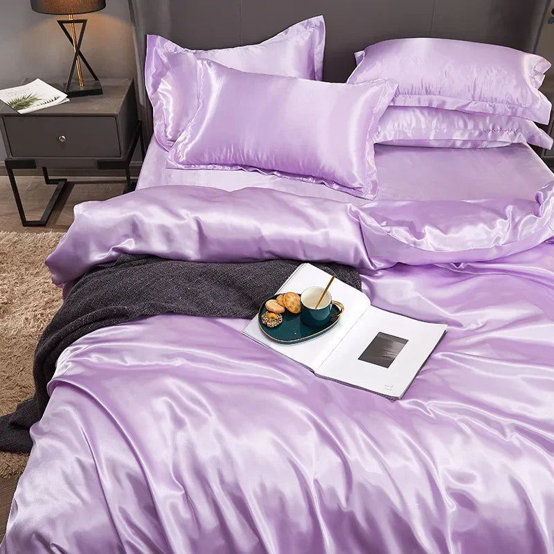 100% Pure Silk Bedding Sets High End Quilt Bed Cover Set Duvet Cover