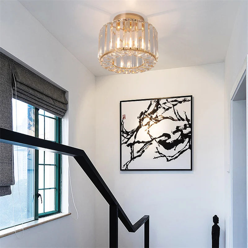 Modern Pendant  Light Luxury Chandelier Led Crystal Ceiling
