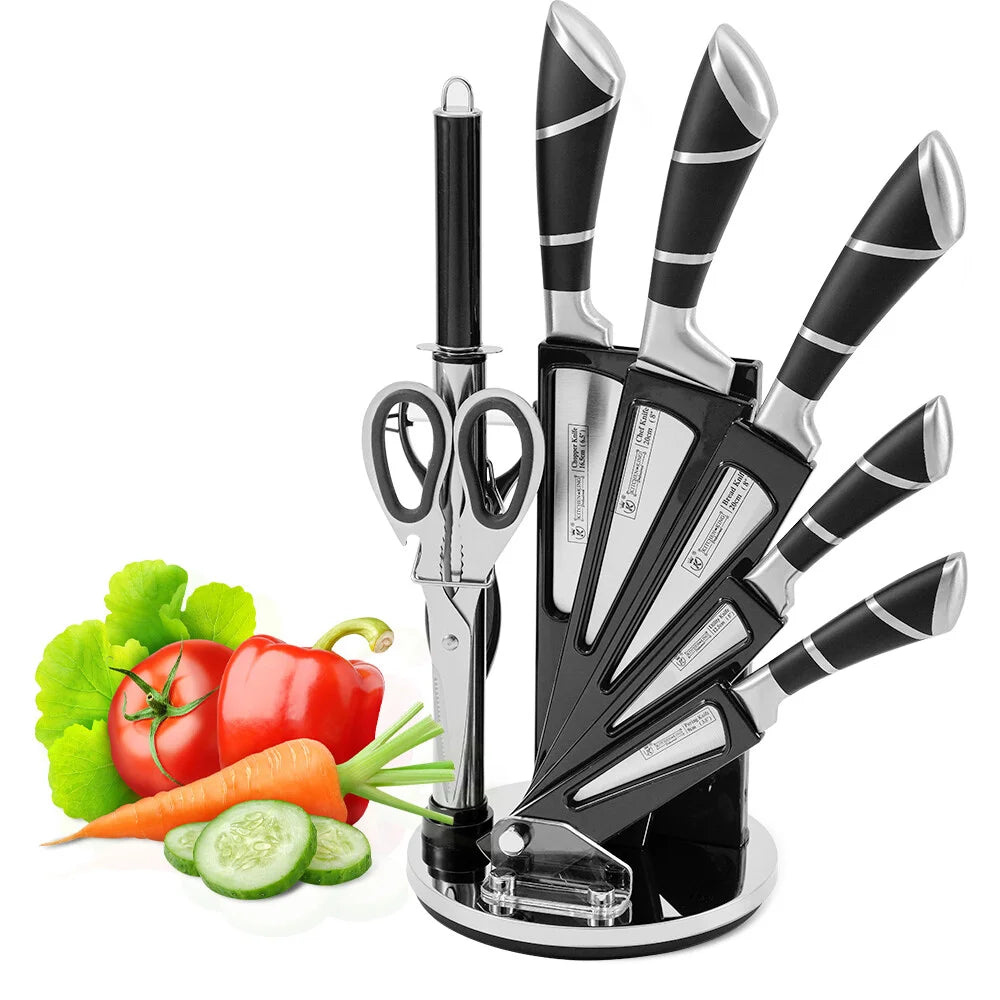 Fantastic Quality Stainless Steel Kitchen Knife Set Sharp