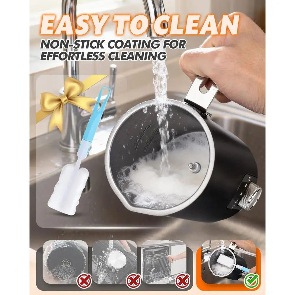 5-in-1 Electric Milk Frother and Steamer, Automatic Milk Foamer