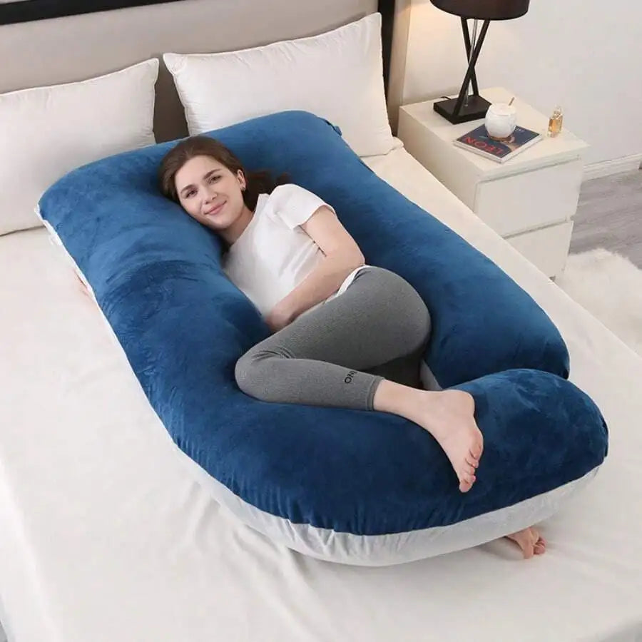 Pillow, ergonomic design, lumbar support pillow, washable for Mom TO BE