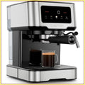 Fresh Espresso 15-Bar Pump Espresso Machine with Steam Wand