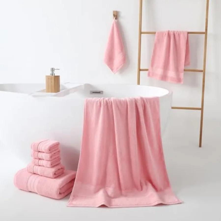 Towel Set of 8-100% Cotton Luxury Bath Towels Set