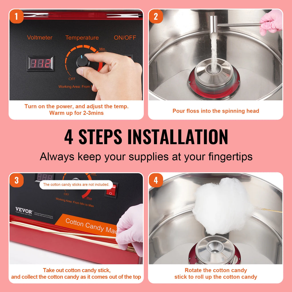 Electric Cotton Candy Machine Maker