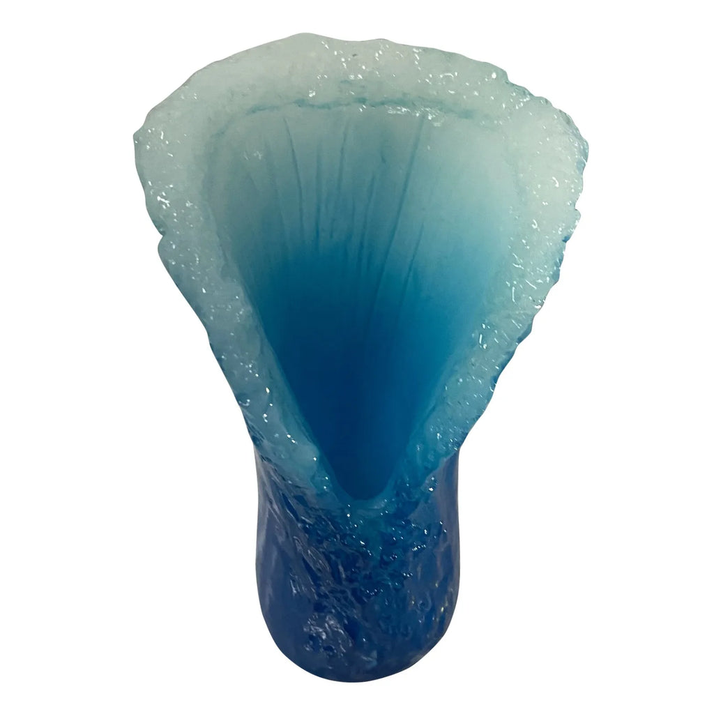 Majestical Wavy Vase Coastal Blue
