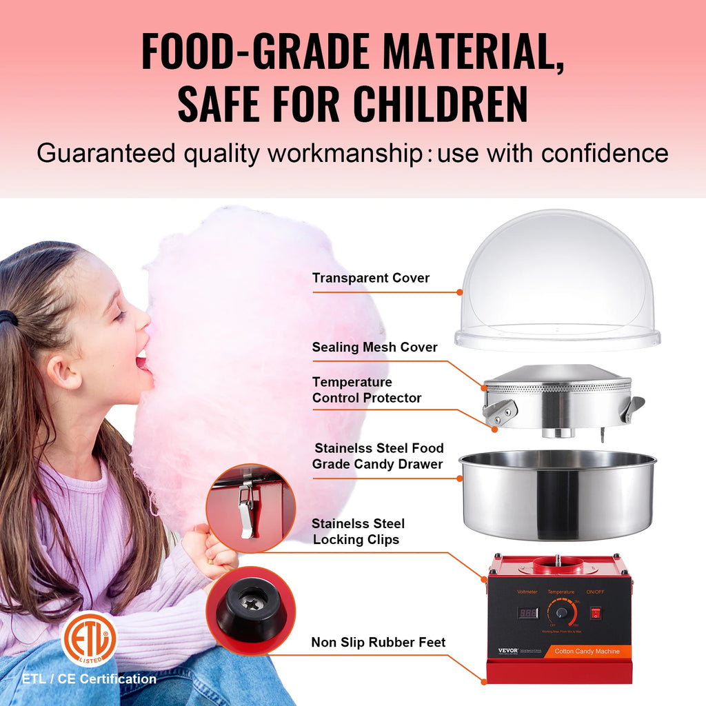 Electric Cotton Candy Machine Maker