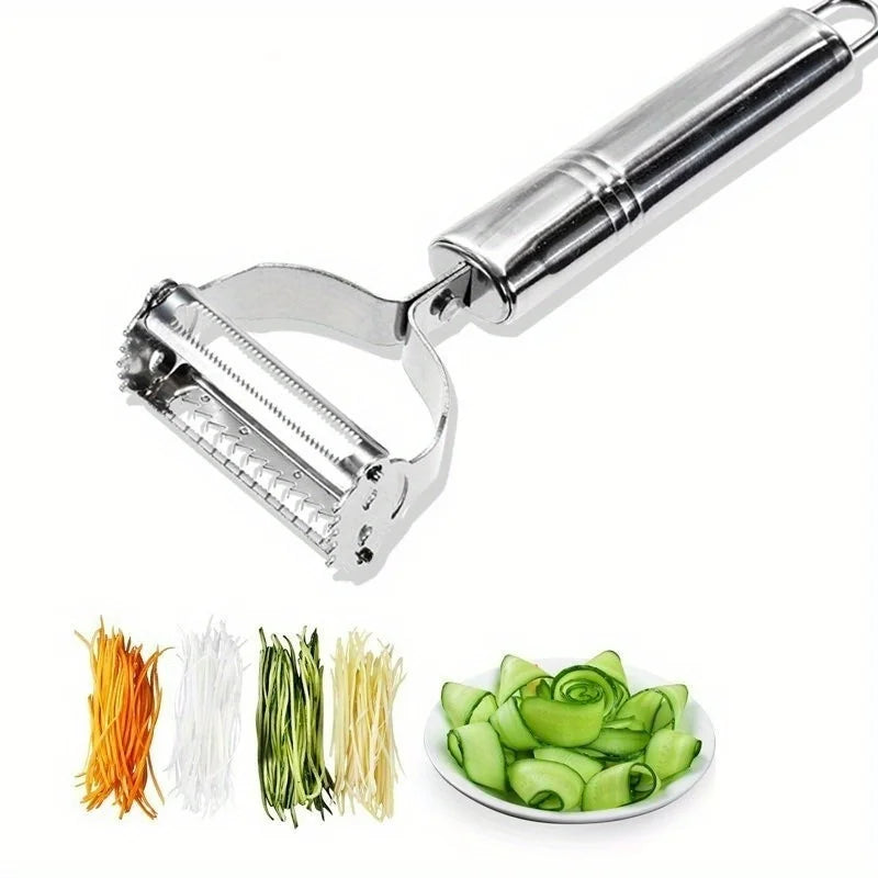 Easy to Use!!! Stainless Steel Vegetable Peeler, Multi-Function