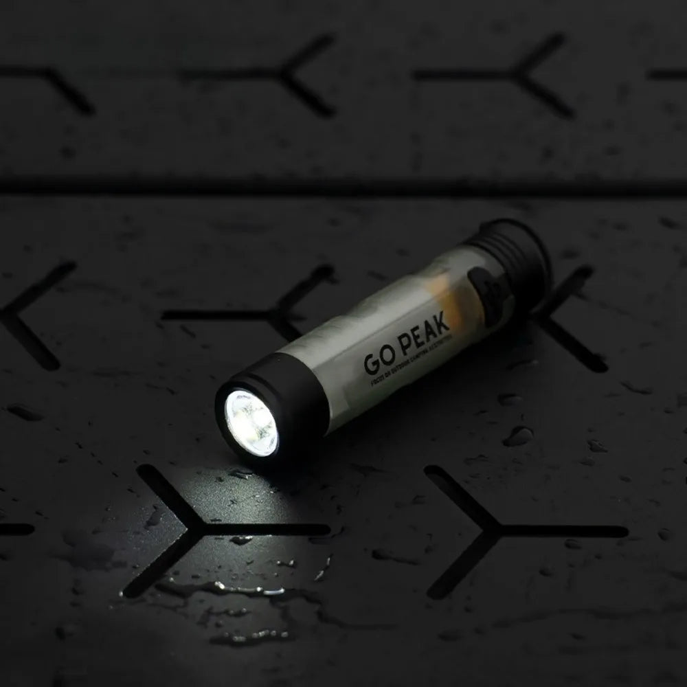 Mini USB Rechargeable LED Pocket Flashlight Clip-on Flashlight
