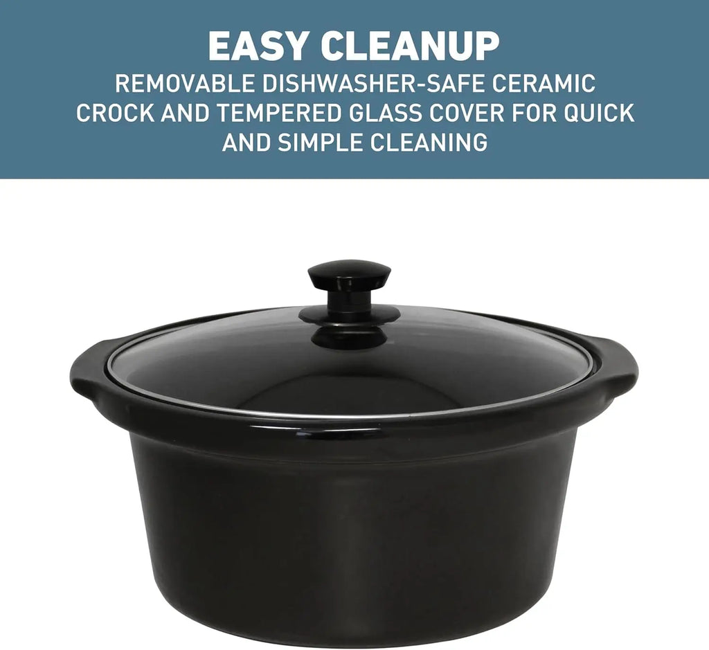 Slow Cooker 4-Quart Manual Crockery Style