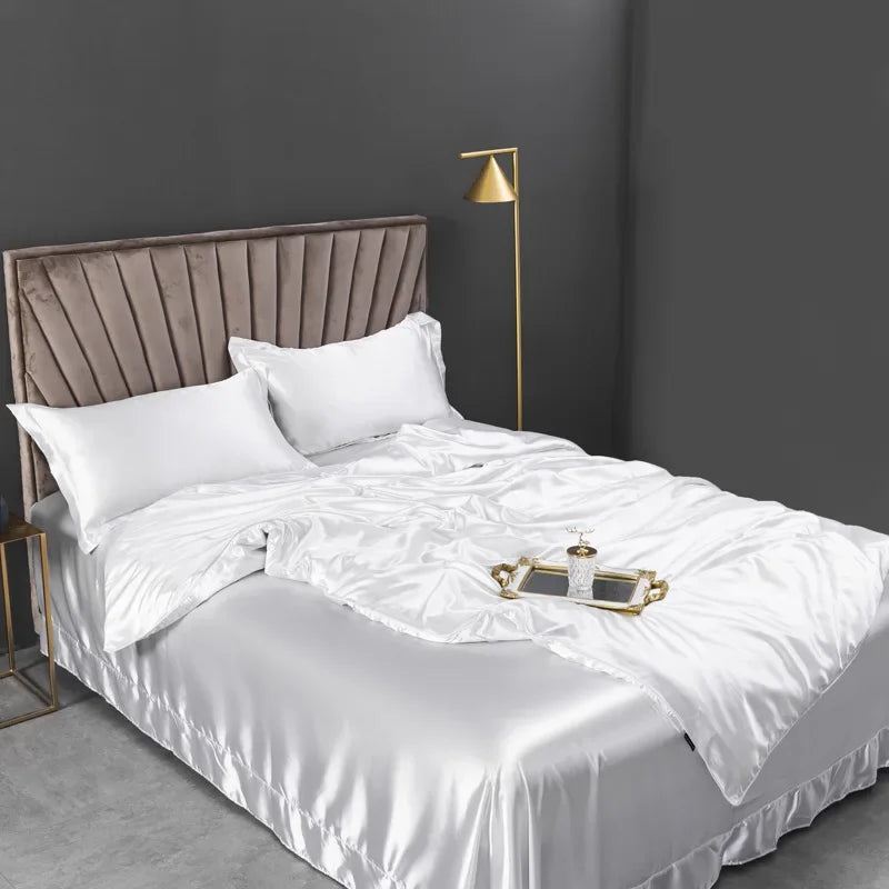 100% Pure Silk Bedding Sets High End Quilt Bed Cover Set Duvet Cover