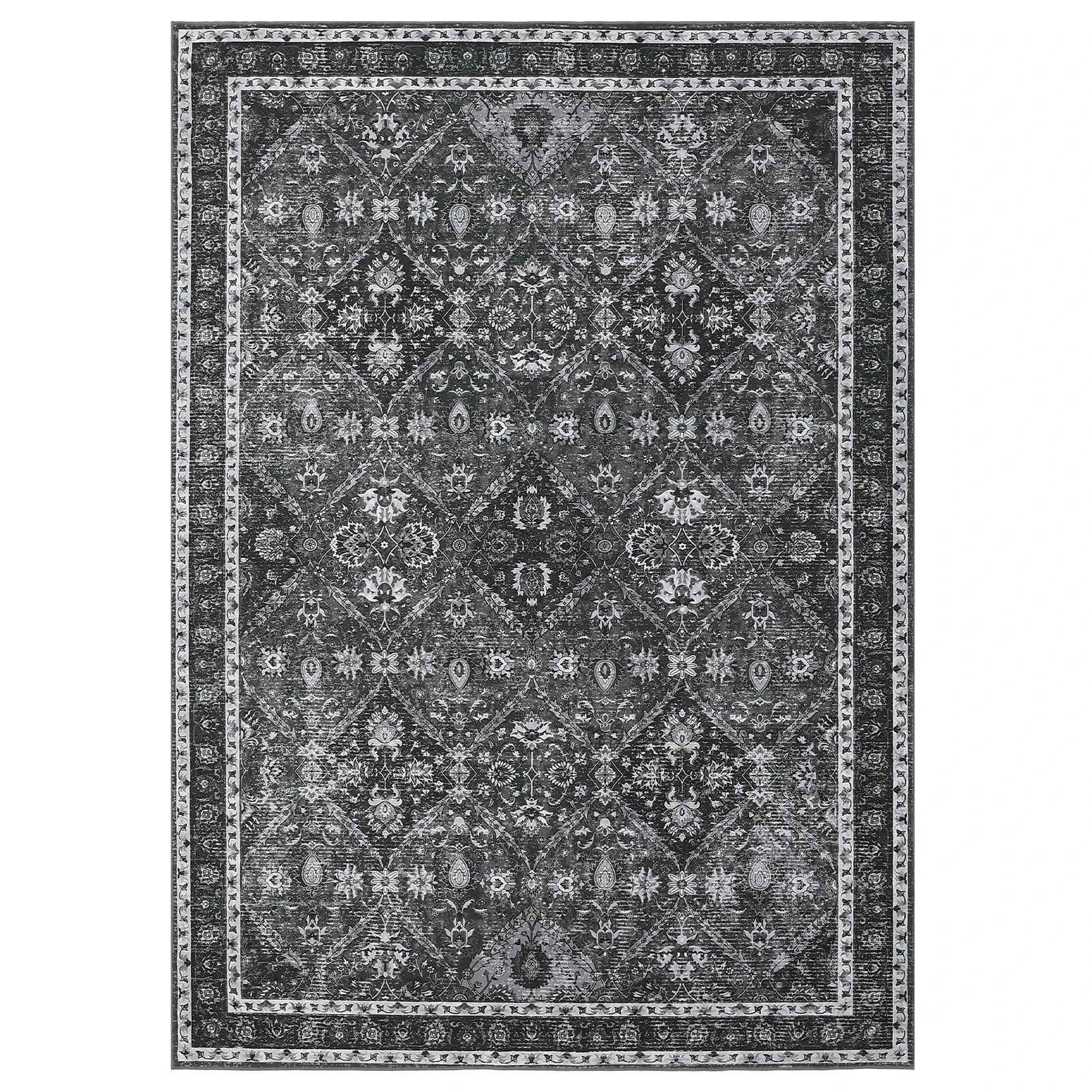 Rug for Living Room, Machine Washable, Non-Slip