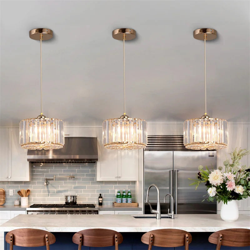 Modern Pendant  Light Luxury Chandelier Led Crystal Ceiling