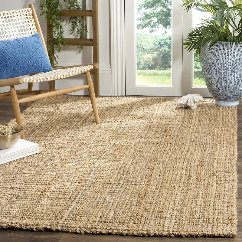 Natural Fiber Collection Area Rug - 6' x 9', Natural, Handmade