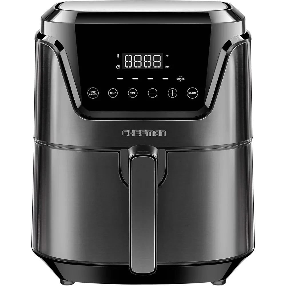 CHEFMAN 6 Quart Dual Basket Air Fryer Oven Easy View Windows