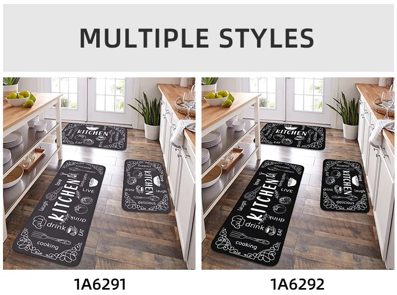 Cozy Kitchen carpet washable, non-slip, absorbent floor mat assorted sizes