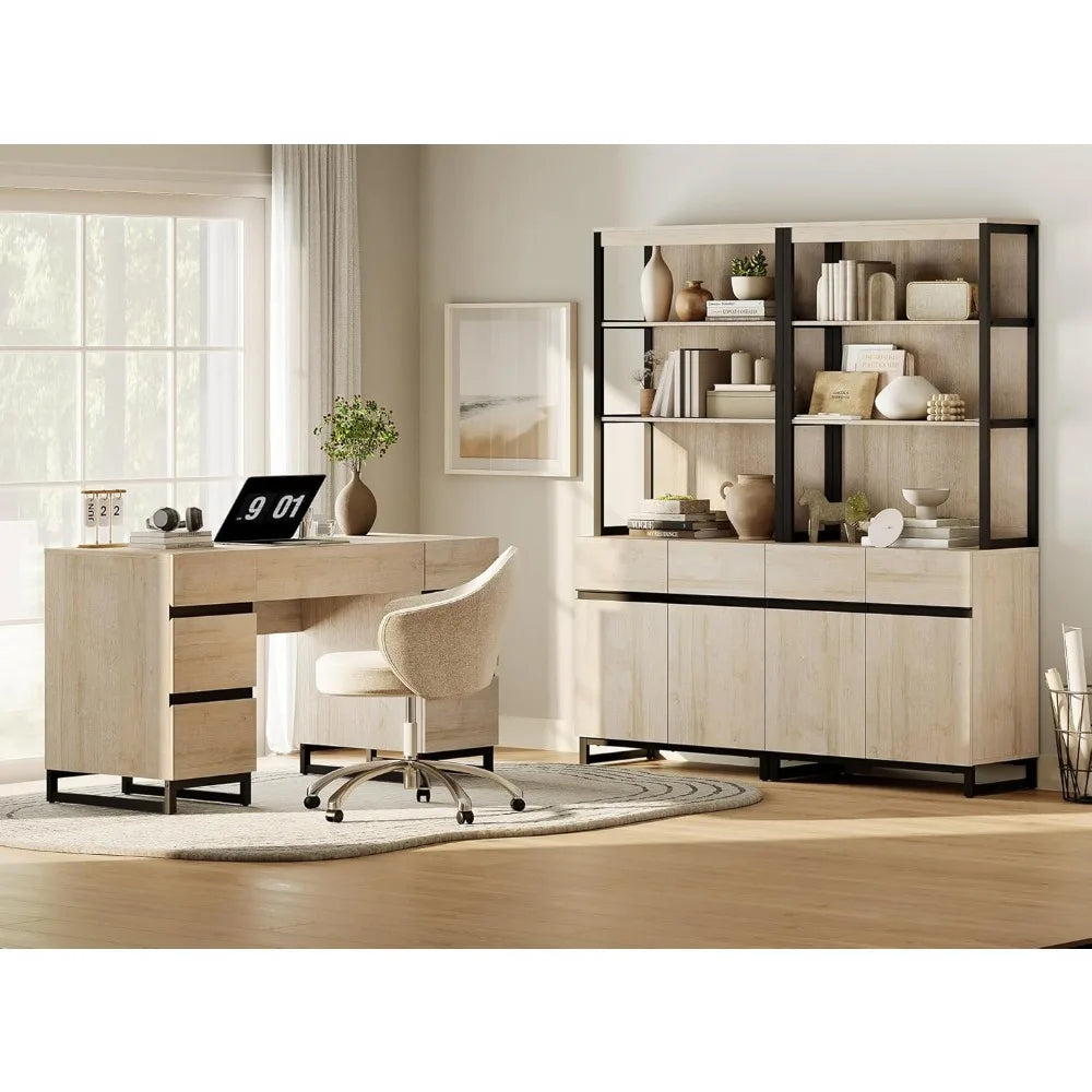 Beautiful 72" Tall Bookshelf Library Bookcase