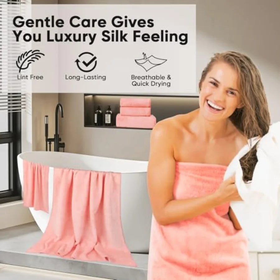 Towel Set - Soft and Lightweight -  Assorted sizes