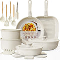 23 Pcs Pots and Pans Non Stick Ceramic Cookware Set
