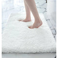 Small Bathroom Rugs 17X24 Non Slip White Fluffy